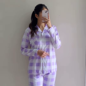 Lightweight Floral Print Women's Short Sleeve Pajama Set for Summer