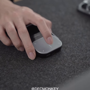 Ergonomic Wireless Mouse with Touch Scroll and Customizable Buttons