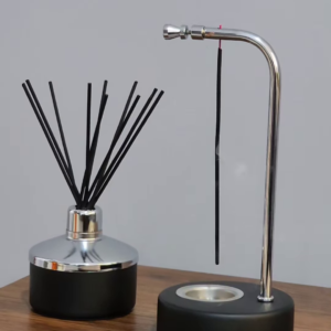 Modern Dual Fragrance Set: Reed Diffuser and Candle Warmer Lamp